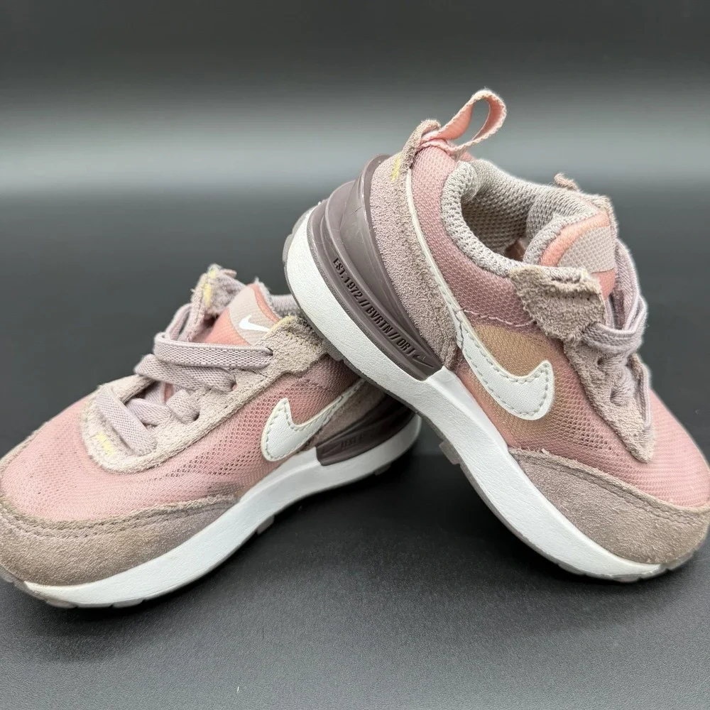 Nike Waffle One Racer TD Pink Purple  Sneakers Shoes Toddler 5C